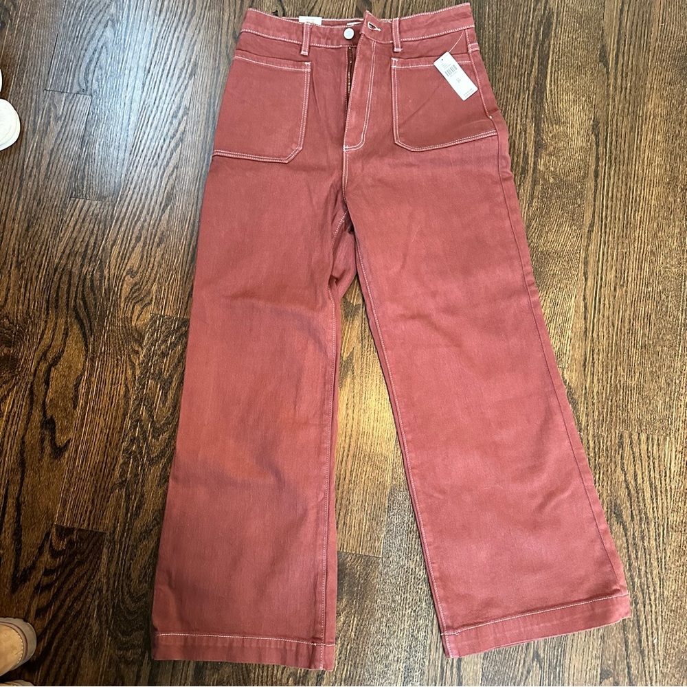 NWT Rolla’s Sailor High Rise Wide Leg Jean - Comfort Brick